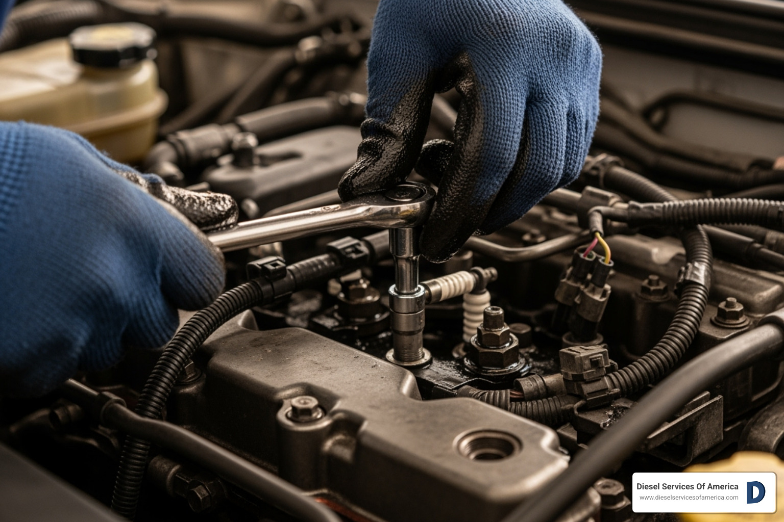 Diesel engine glow plug replacement